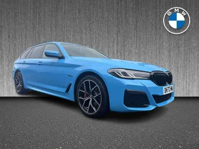 Used BMW 530e M Sport 288 HP (211 kW) 2023 Blue Estate