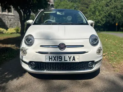 Used Fiat 500 Lounge 69 HP (50 kW) 2018 White Hatchback