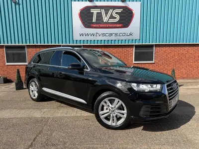 Usado Audi Q7 S-Line 218 HP (160 kW) 2018 Preto SUV