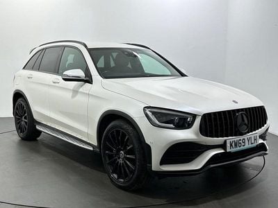 White Used 2020 Mercedes GLC220 AMG line Estate | £20,160 (Fair price)