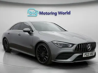 Begagnad Mercedes CLA200 AMG line 163 HK (119 kW) 2021 Grå Sportkupé