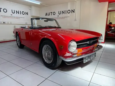 Used Triumph TR6 150 HP (110 kW) 1971 Red Cabriolet