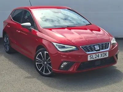 Used Seat Ibiza XCELLENCE Lux 115 HP (84 kW) 2024 Red Hatchback