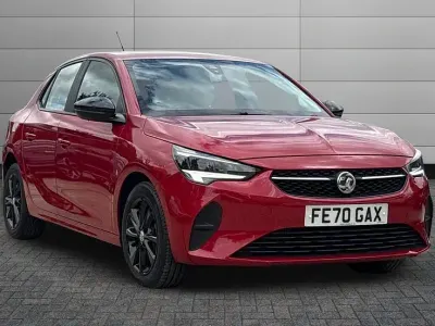 Used Vauxhall Corsa 100 HP (73 kW) 2020 Red Hatchback