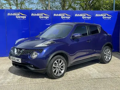 Used Nissan Juke Tekna 117 HP (86 kW) 2016 Blue SUV