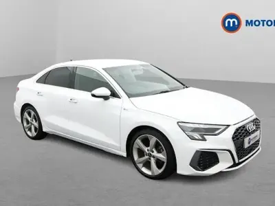 Used Audi A3 S-Line 150 HP (110 kW) 2022 White Sedan