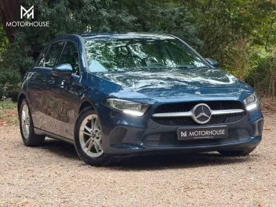 Used Mercedes A180 SE 136 HP (100 kW) 2019 Blue Hatchback