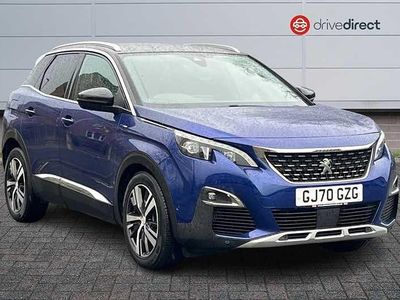 Used Peugeot 3008 GT-line 300 HP (220 kW) 2020 Blue SUV