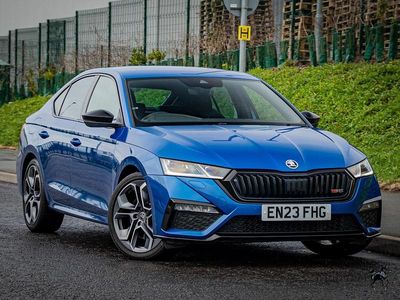 Used Skoda Octavia vRS 245 HP (180 kW) 2023 Blue Hatchback
