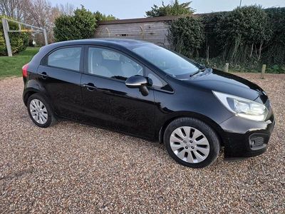 Used Kia Rio 2014 Black Hatchback