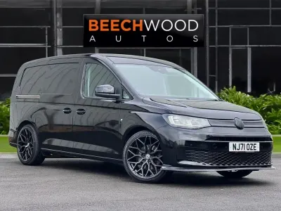 Used VW Caddy S 102 HP (75 kW) 2021 Black MPV
