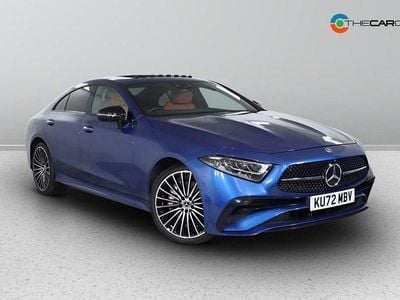 Blue Used 2022 Mercedes CLS400 AMG line Coupe | £38,975 (Expensive)
