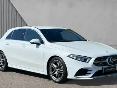 Used Mercedes A180 Executive 136 HP (100 kW) 2021 Digital white metallic Hatchback