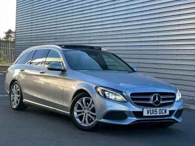 Używany Mercedes C220 Premium 170 KM (125 kW) 2015 Srebrny Kombi