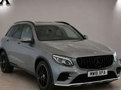 Used Mercedes GLC220 AMG line 170 HP (125 kW) 2018 Grey SUV