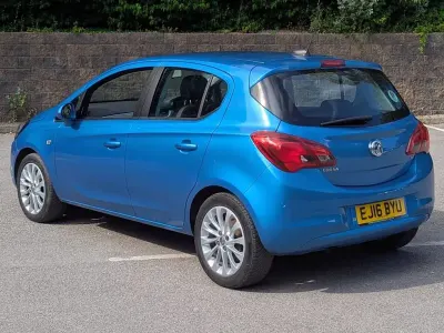 Used Vauxhall Corsa 90 HP (66 kW) 2016 Blue Hatchback
