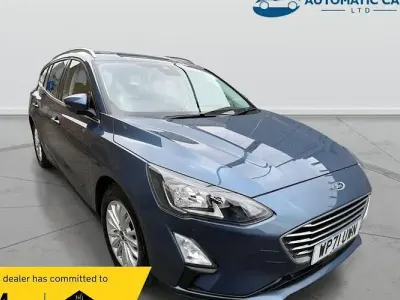 Used Ford Focus Titanium 125 HP (91 kW) 2021 Blue Estate