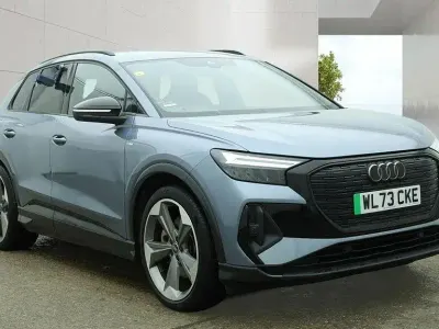 Used Audi Q4 e-tron Black Edition 150 kW (204 HP) 2023 Blue SUV
