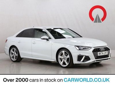 White Used 2024 Audi A4 S-Line Sedan | £25,990 (Good price)