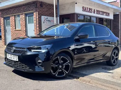 Used Vauxhall Corsa Edition 75 HP (55 kW) 2022 Black Hatchback