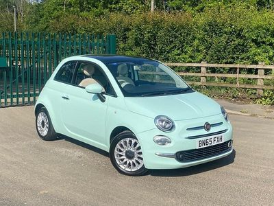Green Used 2015 Fiat 500 Lounge Hatchback | £3,695 (Fair price)