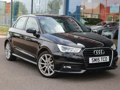 Used Audi A1 Sportback S-Line 150 HP (110 kW) 2015 Black Hatchback