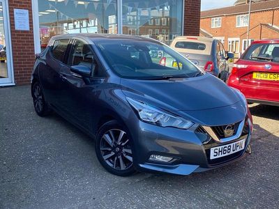 Usado Nissan Micra Acenta 2018 Cinzento Citadino