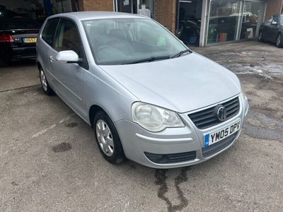 used VW Polo 2005 1.4 S 75 3dr SILVER FULL SERVICE HISTORY ONE FORMER KEEPER