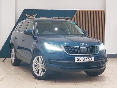 Used Skoda Kodiaq SE L 150 HP (110 kW) 2018 Blue SUV