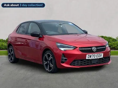 Used Vauxhall Corsa SRi 100 HP (73 kW) 2021 Red Hatchback