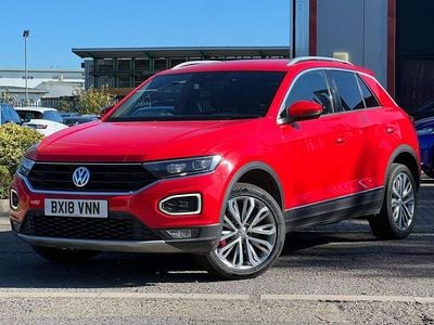 Used VW T-Roc SEL 150 HP (110 kW) 2018 Red SUV