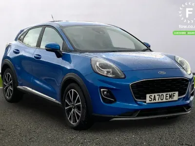 Używany Ford Puma Titanium 125 KM (91 kW) 2020 Niebieski SUV