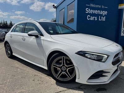 Used Mercedes A180 AMG line 136 HP (100 kW) 2019 White Hatchback