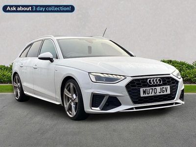 White Used 2020 Audi A4 S-Line Estate | £18,280 (Fair price)