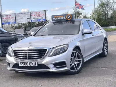 Used Mercedes S500L AMG line 2014 Silver Sedan