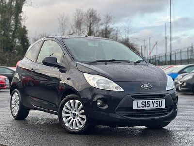 Used Ford Ka Zetec 2015 Black Hatchback