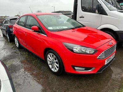 Used Ford Focus Titanium 2015 Red Hatchback