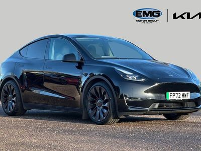 Black Used 2022 Tesla Model Y Performance SUV | £26,995 (Fair price)