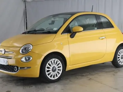 Used Fiat 500 Lounge 69 HP (50 kW) 2016 Yellow Hatchback