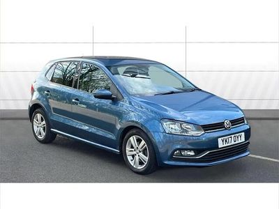 Used VW Polo Edition 90 HP (66 kW) 2017 Blue Hatchback