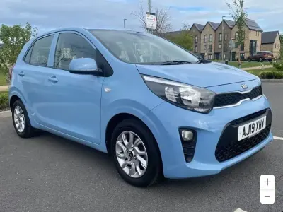 Used Kia Picanto 66 HP (48 kW) 2019 Blue Hatchback