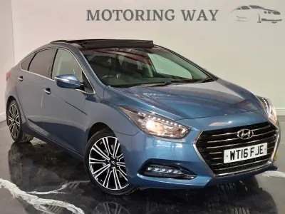 Used Hyundai i40 Premium 141 HP (103 kW) 2016 Blue Sedan