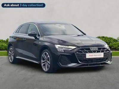 Begagnad Audi A3 e-tron S-Line 2025 Svart Halvkombi