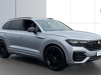Silver Used 2021 VW Touareg Black Edition SUV | £39,524 (Fair price)