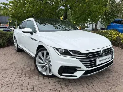 Used VW Arteon R-line 190 HP (139 kW) 2019 White Hatchback