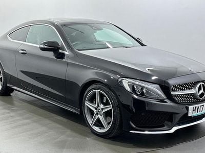 Used Mercedes C220 AMG Line Premium Plus 170 HP (125 kW) 2017 Black Coupe