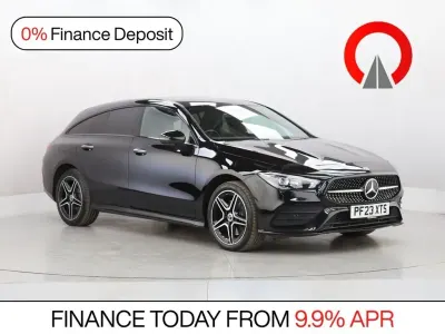 Used Mercedes CLA250e Shooting Brake AMG line 218 HP (160 kW) 2023 Black Estate