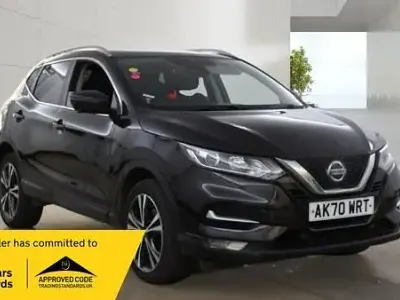 Used Nissan Qashqai N-Connecta 160 HP (117 kW) 2020 Black SUV