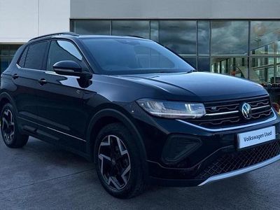 Black Used 2025 VW T-Cross R-line SUV | £24,552 (A bit pricey)