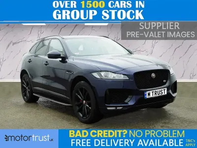 Used Jaguar F-Pace S 300 HP (220 kW) 2019 Blue SUV